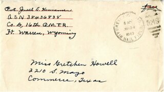 Letter from Jewel D. Kennemer to Gretchen Howell, 1943-06-23