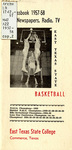 Basketball pressbook by East Texas State University. Dept. of Health and Physical Education.
