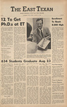 The East Texan, 1966-08-19 by East Texas State University