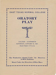 East Texas Normal College Oratory Play