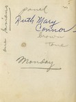 Ruth Mary Connor, Reverse
