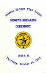 Sulphur Springs High School Ground Breaking Ceremony