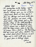 Letter from Willi Baum to Bill Martin Jr, 1973-05-01