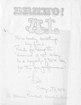 Note from Bill Martin Jr. to Al Caiola, 1972-05-23 by Bill Martin Jr.