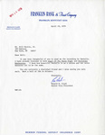 Letter from Ronald W. Clark to Bill Martin Jr., 1979-04-19