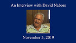 David Nabors, Oral History by David Nabors and Marcia Lair