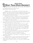 Waldrip Making Push for Nationals by Dan Lathey and East Texas State University. News Service.