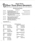 1995 Spring Golf Results by East Texas State University. News Service.