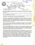 Letter from R.E. Baughman to the Members of the Major Glenn Miller Army Air Force Band, 1986-08-26 by R.E. Baughman