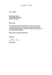 Letter from George Wein to Louise Tobin, 2003-06-17