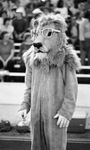 Lucky the Lion Wearing Glasses by East Texas State University