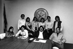 Asociacion Cultural de Hispanos Americanos Members, Front by East Texas State University