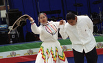 Two Dancers During Cinco de Mayo Celebration by East Texas State University