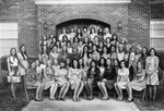 Chi Omega Members, Front by East Texas State University