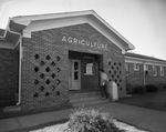 Agriculture Building Main Entrance by East Texas State Teachers College
