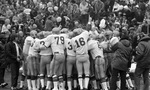 Football Team Huddle by East Texas State University