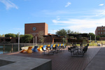 Nursing and Health Sciences Building Outdoor Seating by Josephine Rickman