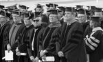 Faculty and Staff at Commencement Ceremony by East Texas State University