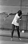Andrea Champion During a Tennis Match by East Texas State University