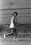 Rita Garcia During Tennis Match by East Texas State University