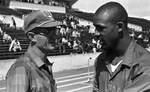 Delmer Brown and John Carlos by East Texas State University