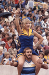 Cheerleader with Fist in the Air by East Texas State University