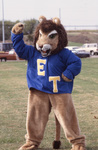 Lucky the Lion Raising Fist by East Texas State University