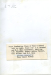 First Graduating Class, Reverse by East Texas Normal College