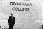 President John F. Moss at East Texas State University at Texarkana. by East Texas State University