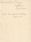 President William Leonidas Mayo, Reverse by East Texas Normal College