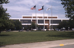 McDowell Administration Building with Flags by East Texas State University