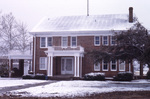 President's Home in Snow by East Texas State University
