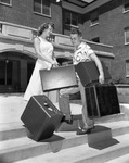 Students with Luggage by East Texas State Teachers College