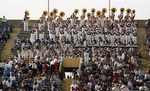 Pride Marching Band in Football Stands by Texas A&M University-Commerce