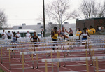 Hurdlers at Track and Field Event by East Texas State University