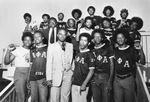 Alpha Phi Alpha Fraternity Members, Front by East Texas State University