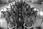 Alpha Phi Members in Airplane by East Texas State University