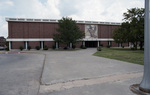 Journalism Building Exterior and Mural by East Texas State University
