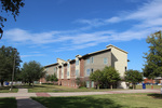Pride Rock Residence Hall Exterior by Josephine Rickman