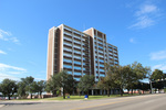 Whitley Residence Hall Exterior by Josephine Rickman