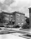 Old Main Exterior by East Texas State College