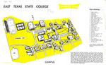 East Texas State College Map by East Texas State College