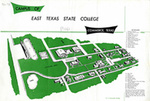 Campus of East Texas State College Map by East Texas State College
