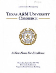 Texas A&M University-Commerce Convocation Program