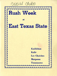 Rush Week at East Texas State by East Texas State Teachers College