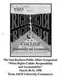 When Rights Collide: Responsibility and Accountabilty